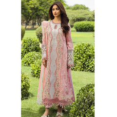 QALAMQAR FARVA TEA PINK LAWN